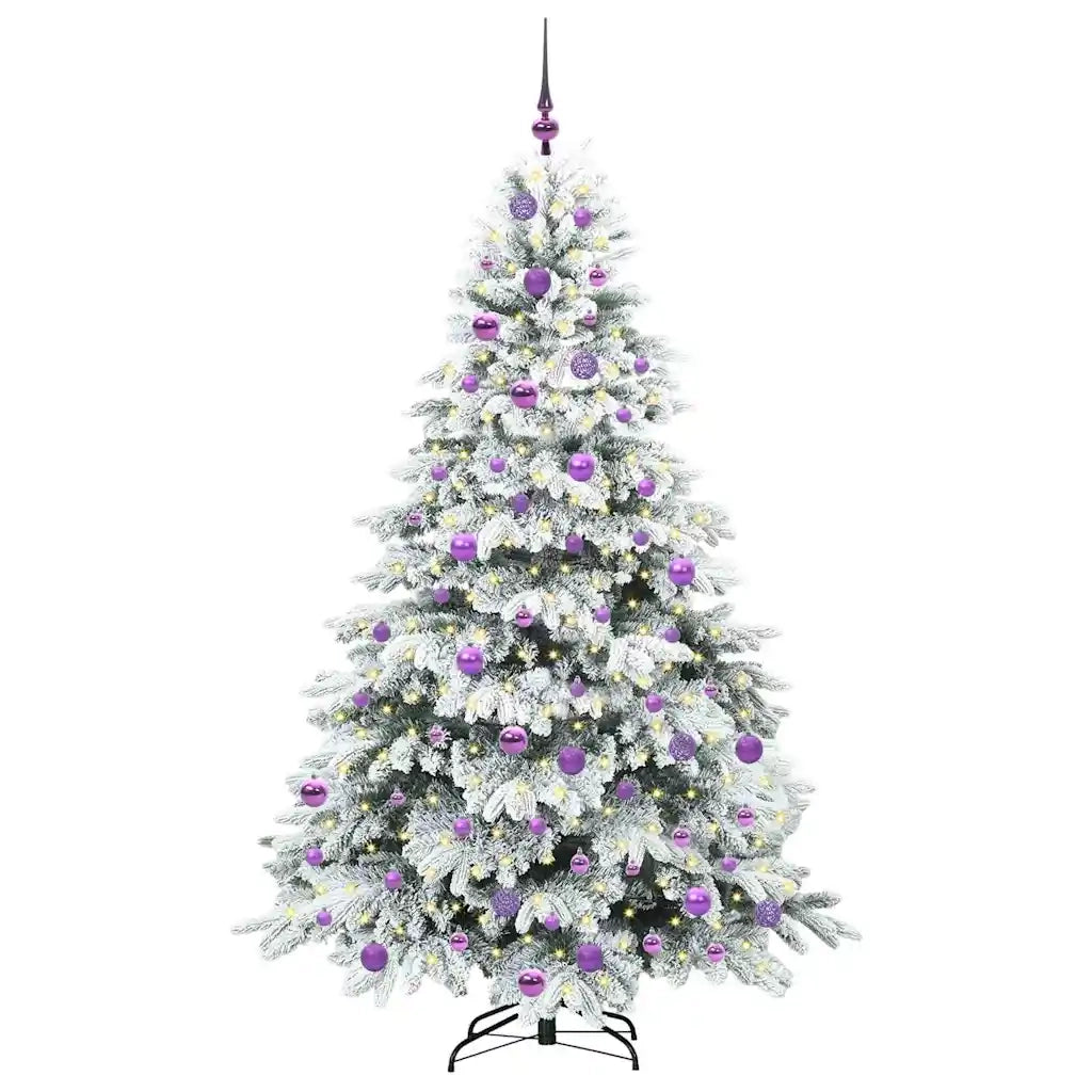 Albero di Natale artificiale con 300 LED Bianco 180 cm PE e PVC 3397620