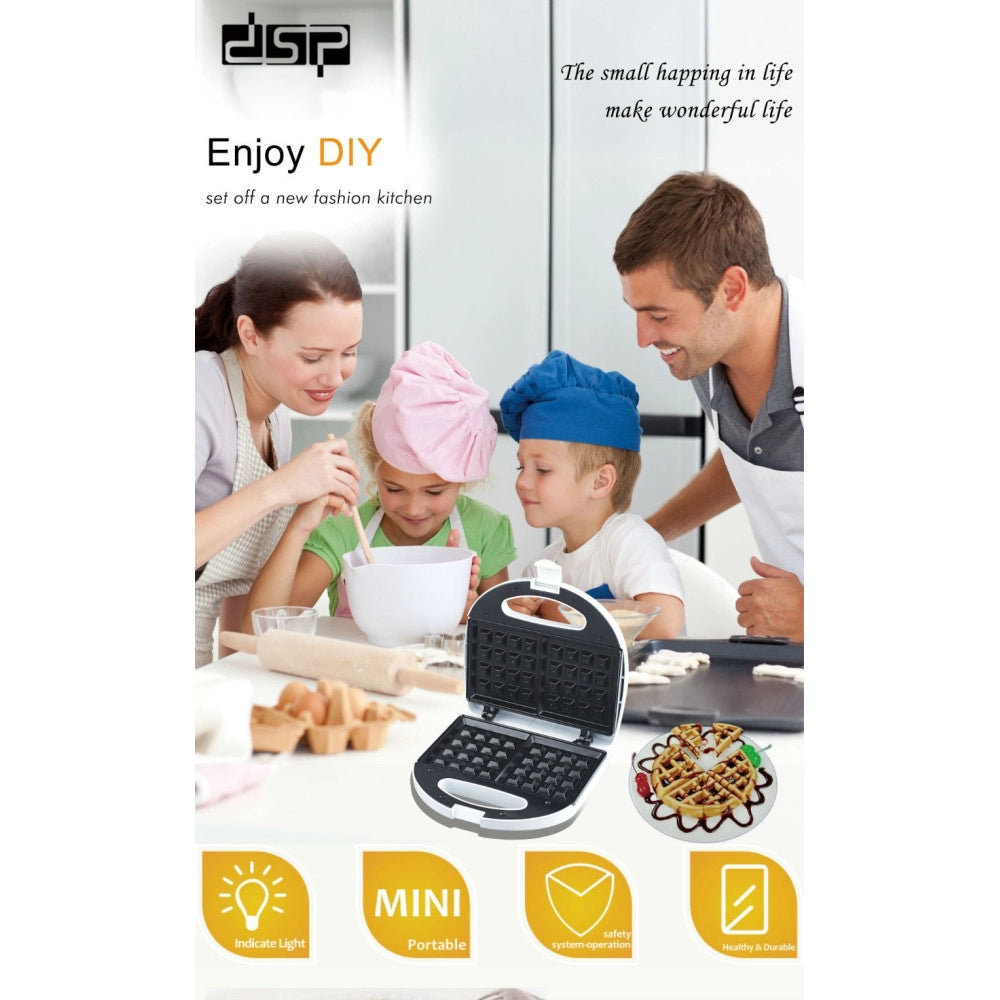 Trade Shop - Macchina Per Cialde A Cuore Piastra Waffle Acciaio Waffel Waffle Wafer 750w -