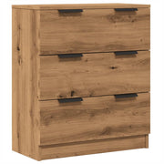 Buffet credenza cassettiera armadio mobile contenitore organizer cucina soggiorno salotto fatto a mano 60 x 30 x 70 cm legno ingegnerizzato marrone 02_0030813