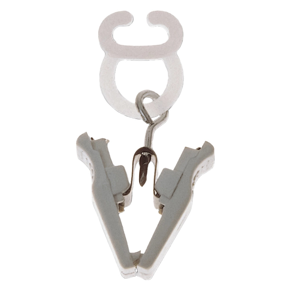 SCORREVOLE CON PINZETTA colore bianco- 250 pezzi  - BricoGo