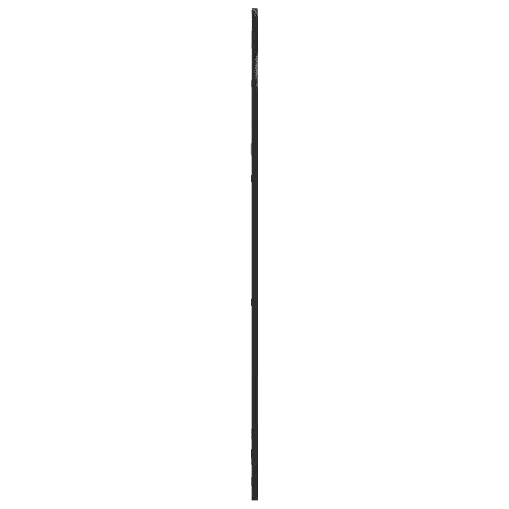 Specchio da Parete Nero 60x110 cm Arco in Ferro 3200606