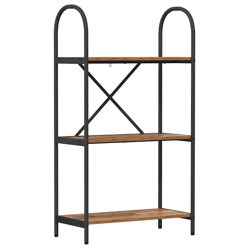 Libreria-Scaffale per Libri-Mobile di Stoccaggio Legno vecchio 60 x 30 x 109 cm Legno multistrato 558902