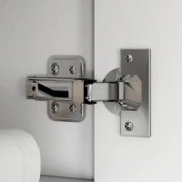 Mobiletto con Specchio da Bagno, Mobiletto da Bagno con 3 Porte Specchiate, Montaggio a Parete, 90 x 15,5 x 60 cm, Truciolato, Bianco