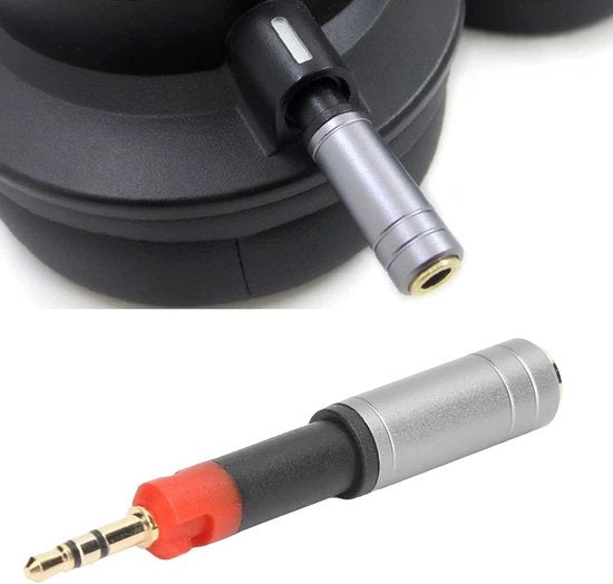 Convertitore stereo audio da 25 mm maschile a 35 mm femminile per cuffie