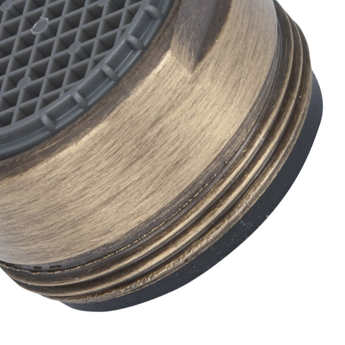 Aeratore vecchio ottone per lavello e bidet M 22/24