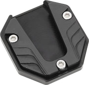 Piastra di Sostegno per Motociclo Estensione del Pedaliera Anodizzazione a Colorazione Universale Resistente allo Sfregamento Esterno Nero
