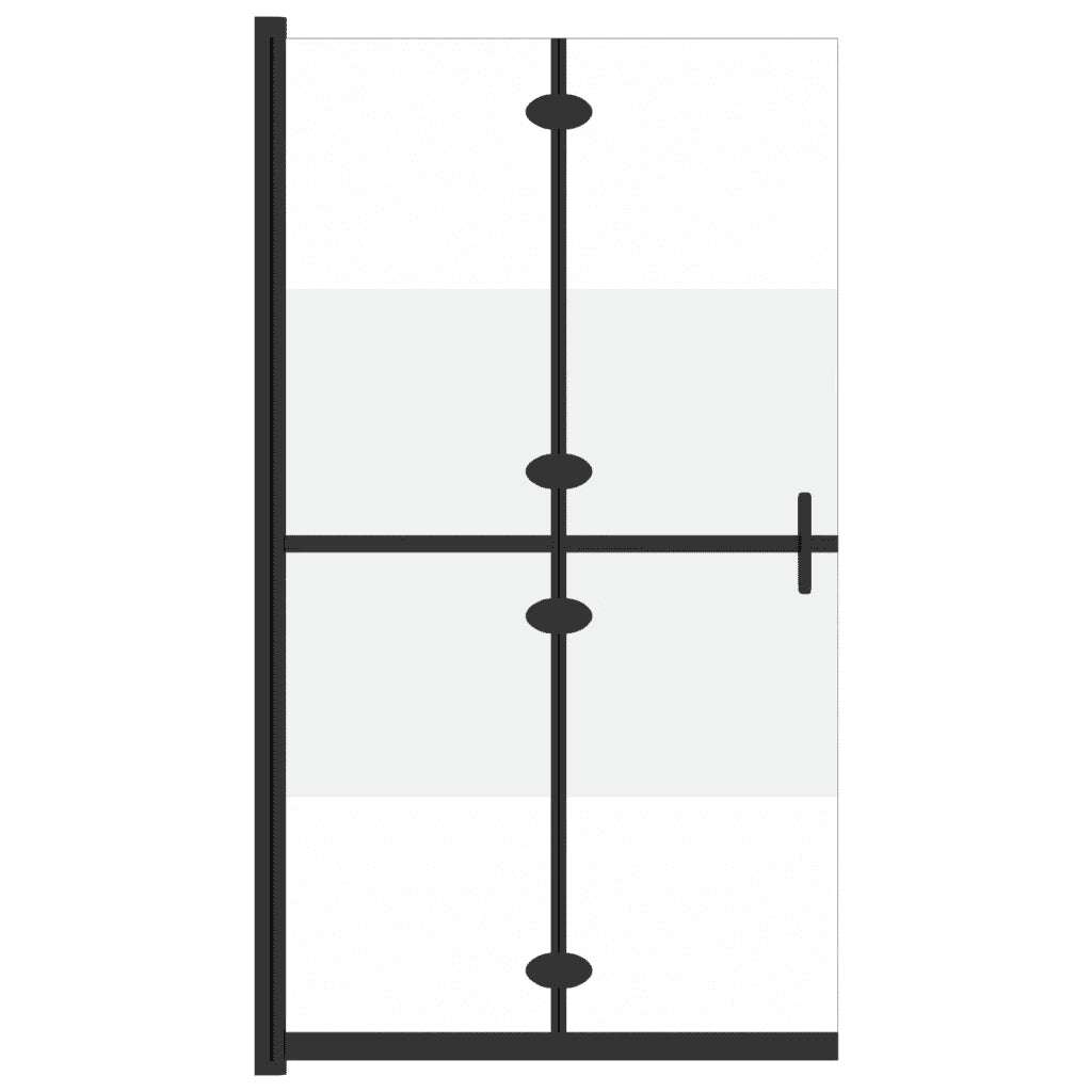 Parete per Doccia Walk-in Pieghevole in Vetro ESG 110x190 cmcod mxl 79006
