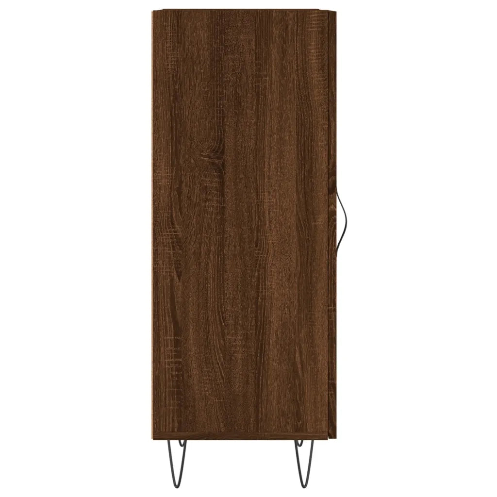 Credenza | Madia | Buffet da pranzo | Armadio da pranzo Rovere Marrone 34,5x34x90 cm in Legno Multistrato