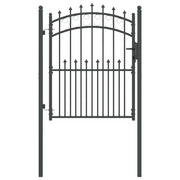 Cancello della recinzione con punte EMMEN 150 x 100 cm CFW6967473