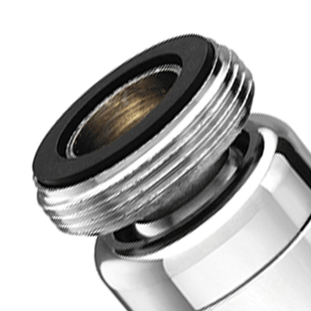 Rompigetto per bidet con snodo maschio