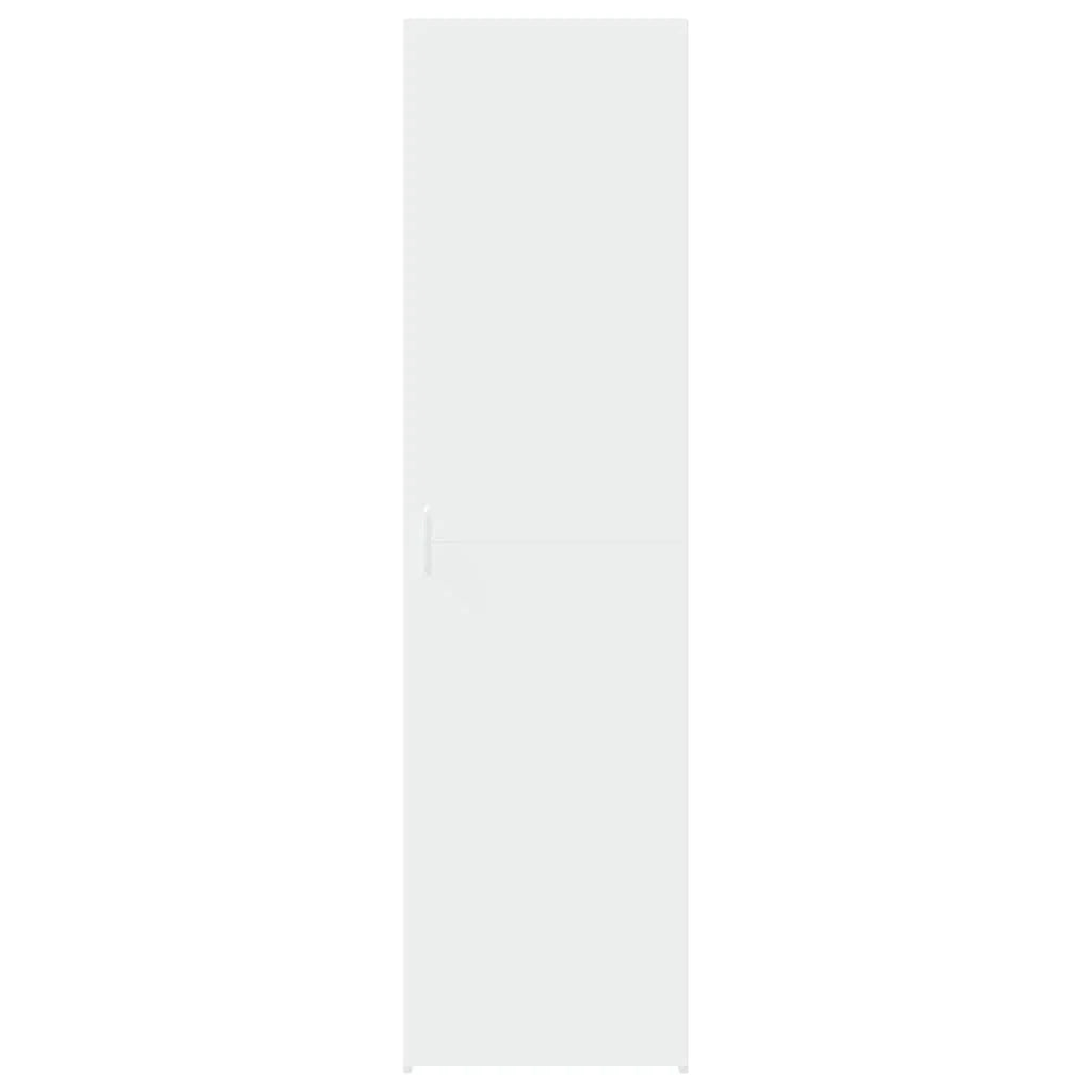 Buffet credenza cassettiera mobiletto mobile contenitore organizer cucina soggiorno salotto alto 50 x 42,5 x 185 cm legno ingegnerizzato bianco 02_0032462