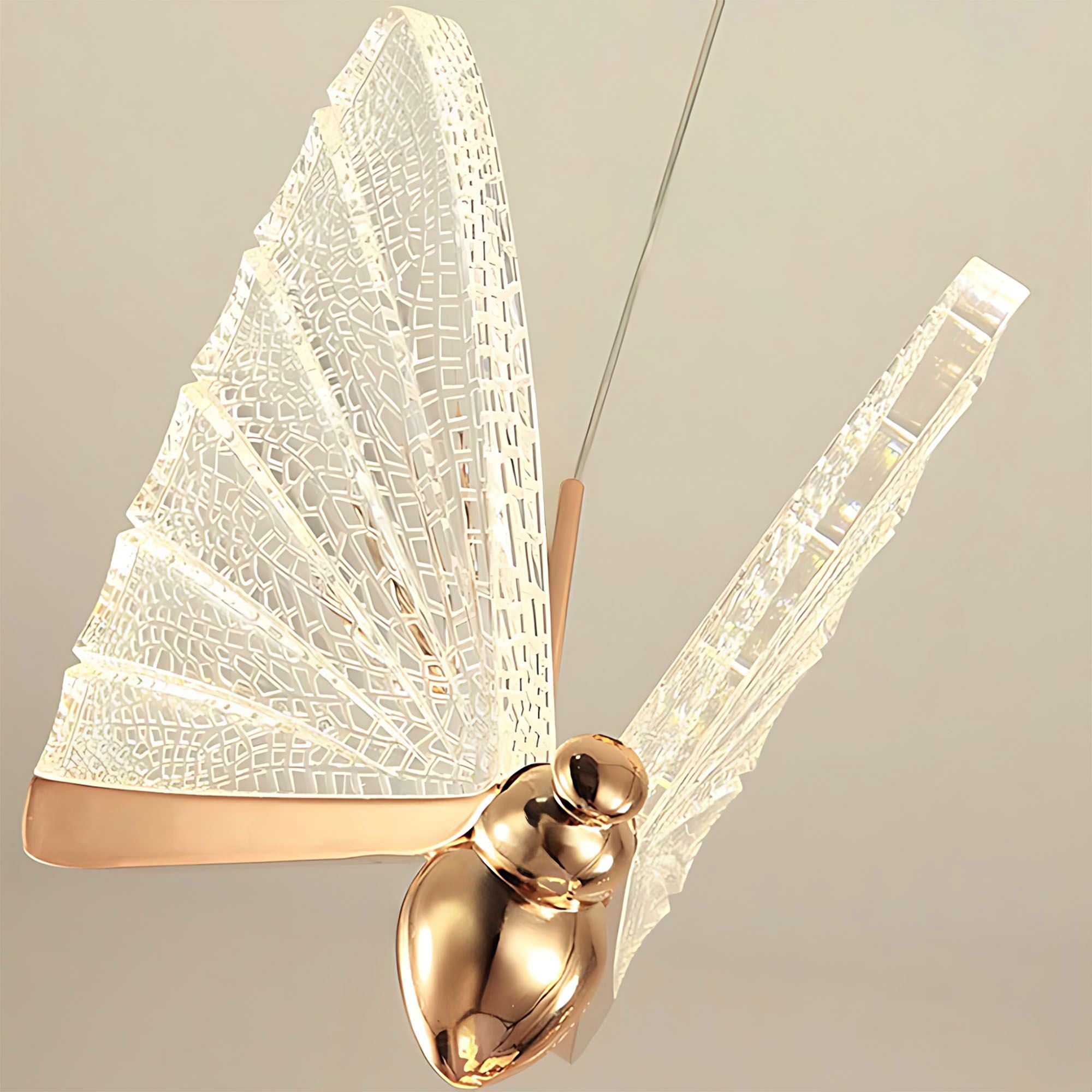 Lampada A Sospensione Led Lhj105-1cp Gold