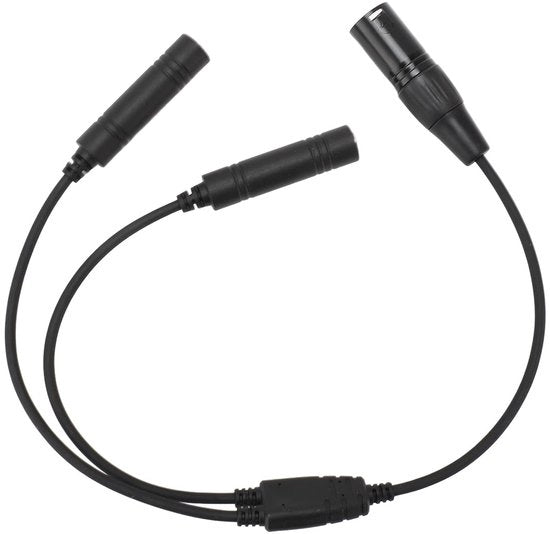 Adattatore Headset Airbus XLR Twin Plug - Dual Femmina a Male Airbus 5-pins XLR - Compatibile con la maggior parte dei grandi marchi - Headset aeronautici
