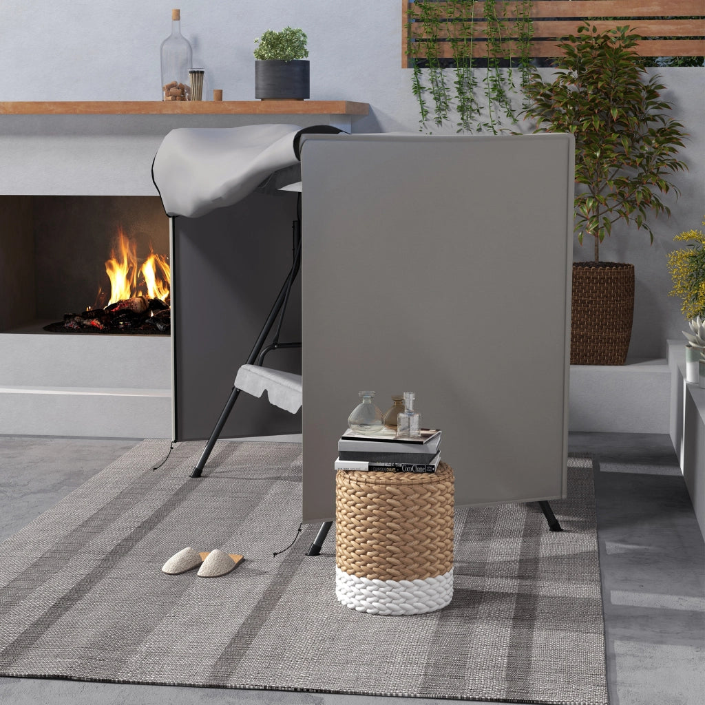 Copertura per amaca da giardino ¨C Minimal ¨C Grigio, Poliestere, 177x114x152 cm