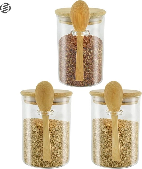 Set di Overnight Oats in Jar di Mason - Muesli - Bicchieri per Avena - Kit - Da non perdere per la tua colazione