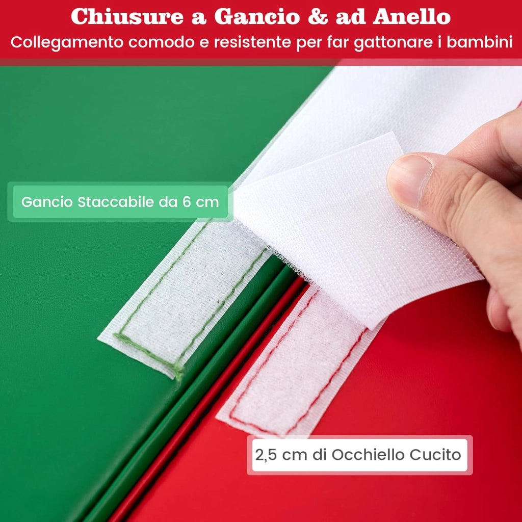 Set di Blocchi in Schiuma per Bambini 4 Pezzi, Set di Costruzioni Morbide in PU + EPE per Sviluppo dei Bambini, Gioco Attivo Interno per Arrampicarsi e Gattonare (Colorato)