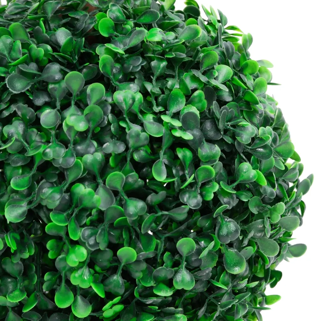 Pianta di Bosso Artificiale a Sfera con Vaso Verde 60 cm CFW3964851
