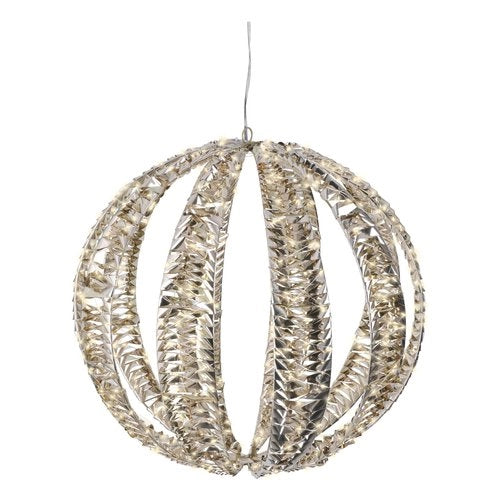 Decorazione luminosa natale amicasa 9490405 sfera