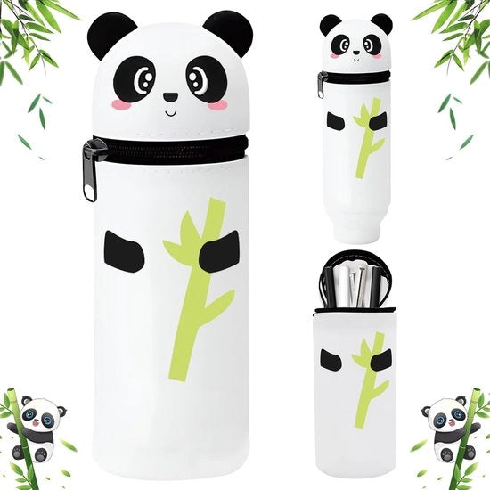 Etui in silicone, 2-in-1 contenitore per animali, etui kawaii, contenitore con cerniera, etui a cartoni, contenitore, per scuola, ufficio, regalo per studenti