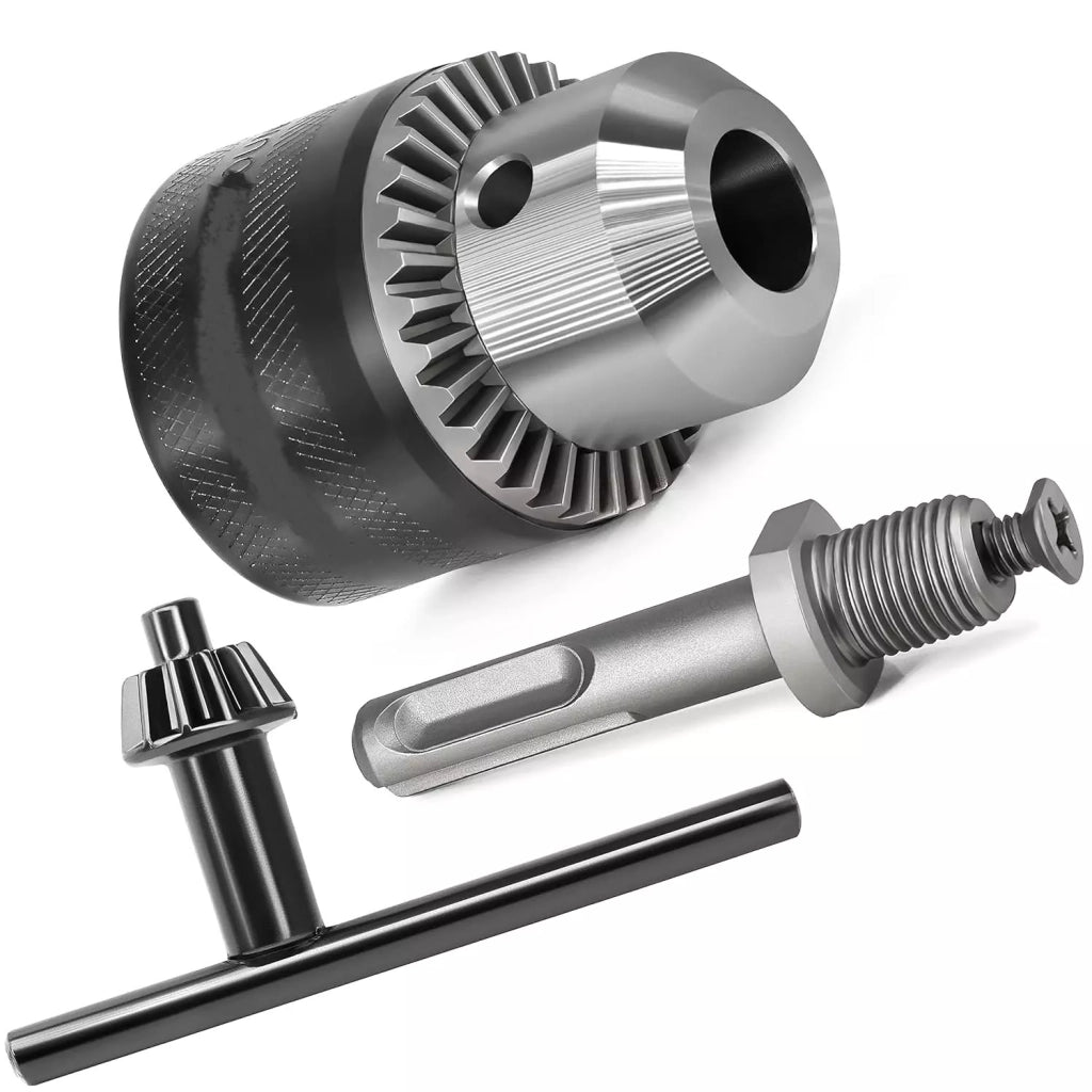 MANDRINO PER TRAPANO A CREMAGLIERA 13MM + ADATTAT. SDS PER PUNTE MAX 16mm