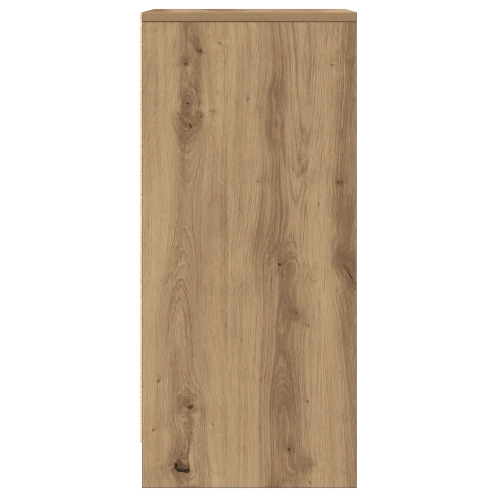Credenza Rovere Artigianale 29,5x34x76 cm in Legno Multistrato