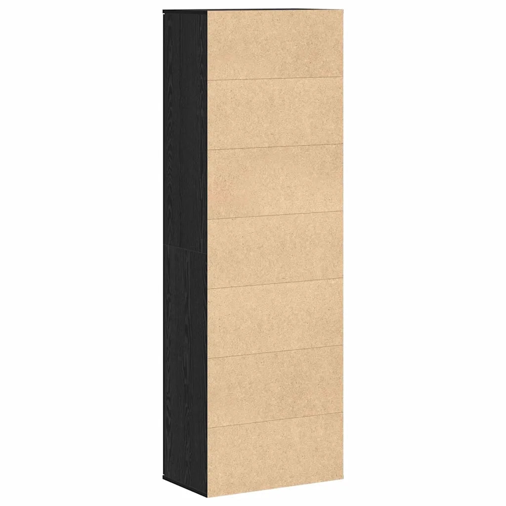 Alto mobile Rovere nero 60 x 35 x 180 cm Legno multistrato 3365569