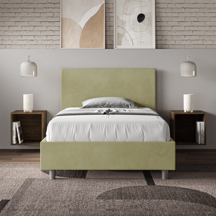 Letto Singolo 80x200 cm Senza Rete Adele Tè Verde