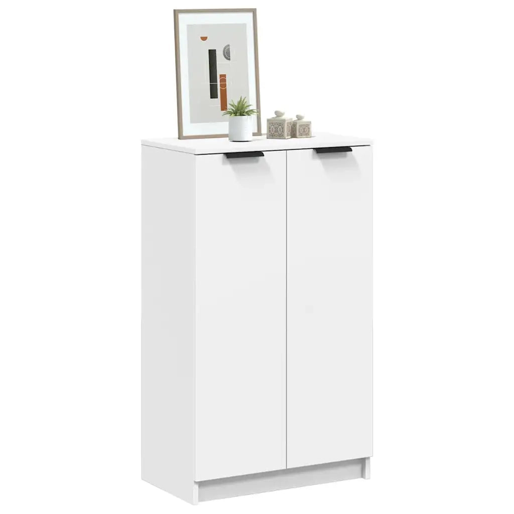 Scarpiera Bianca 59x35x100 cm in Legno Multistrato cod mxl 48630