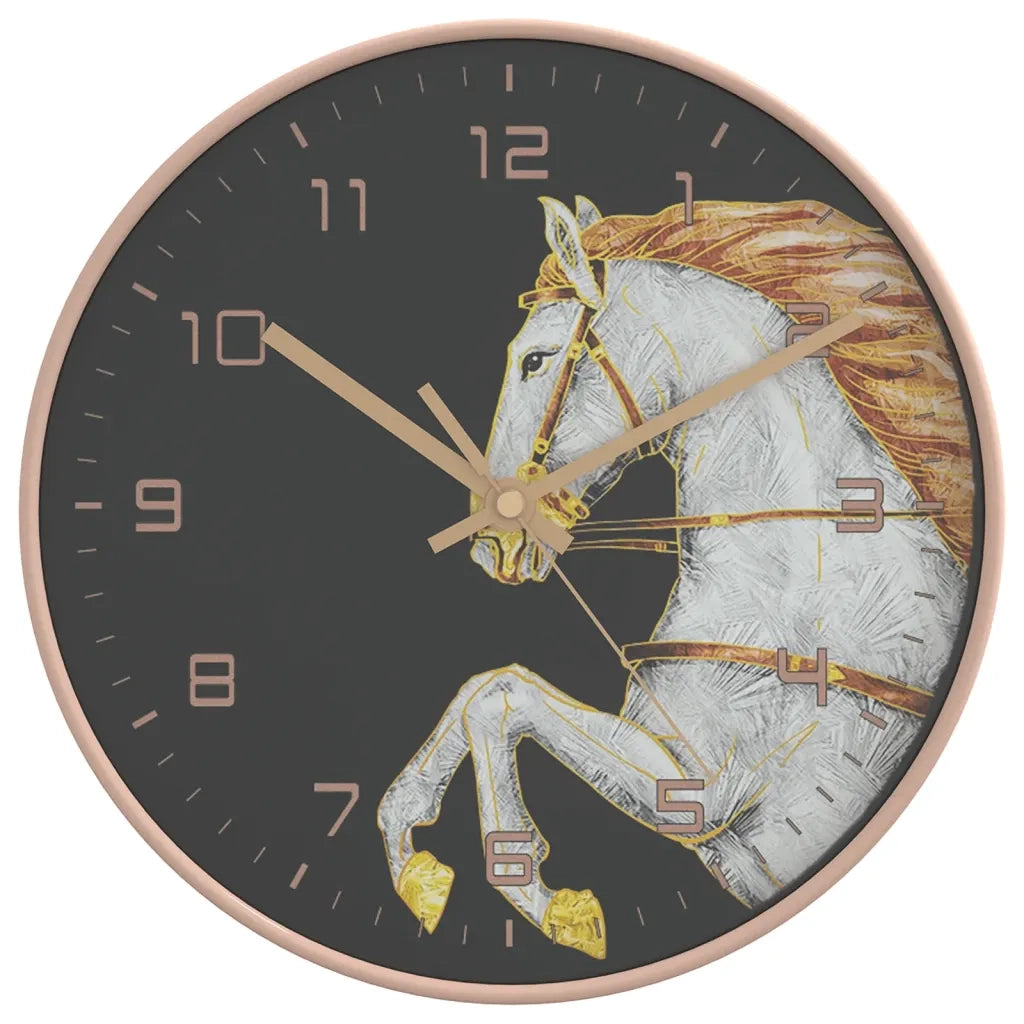 Orologio da Parete Oro e Bianco ?29,5 cm Polistirene e Vetro CFW9286160