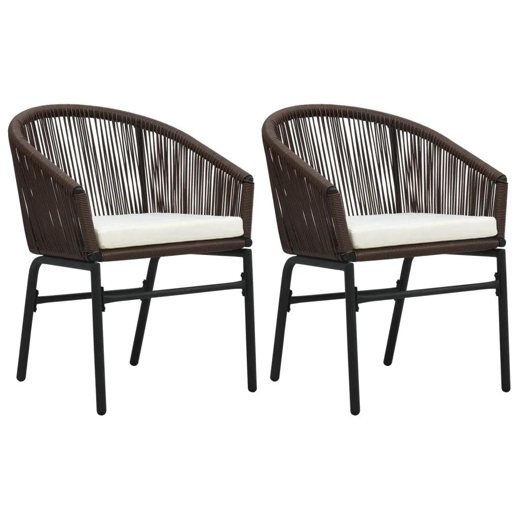 Set Mobili da Pranzo per Giardino 3 pz | Set Salotto da Giardino Marrone