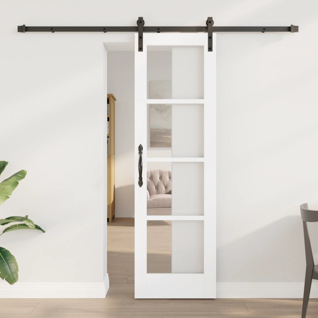 porta scorrevole  con set di ferramenta 'ORKDAL'bianco 61x198.5 cm