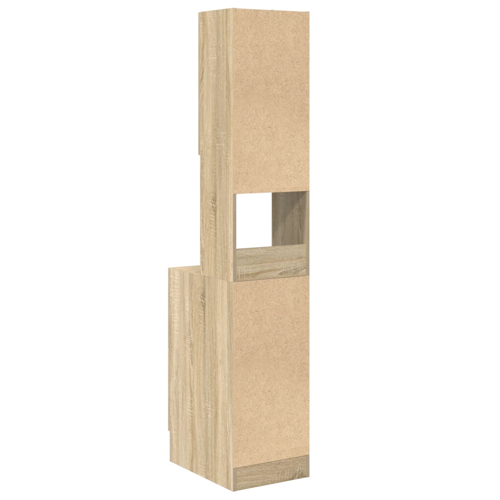 Armadio da Cucina Rovere Sonoma 35x50x180 cm Legno Ingegnerizzato