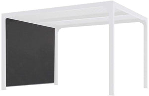 Tenda accessoria per Pergola bioclimatica PER 240X300 e 360x300 con binario per lato 3,00 m, colore grigio