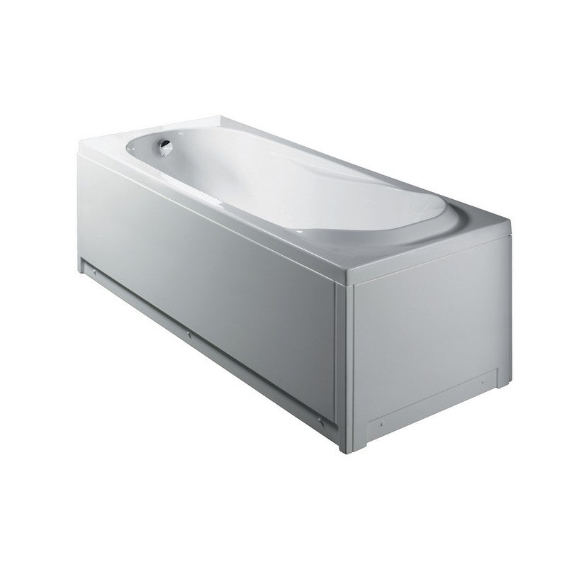 Vasca con pannelli rettangolare 160 x 70 cm serie milo