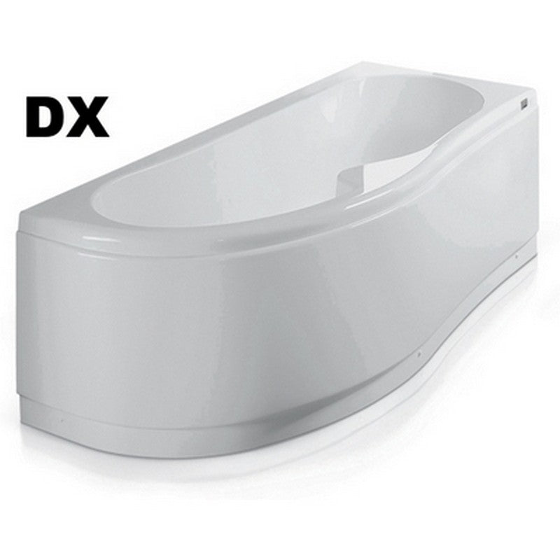 Guscio vasca 170 x 70 dx rettangolare serie genny con pannello