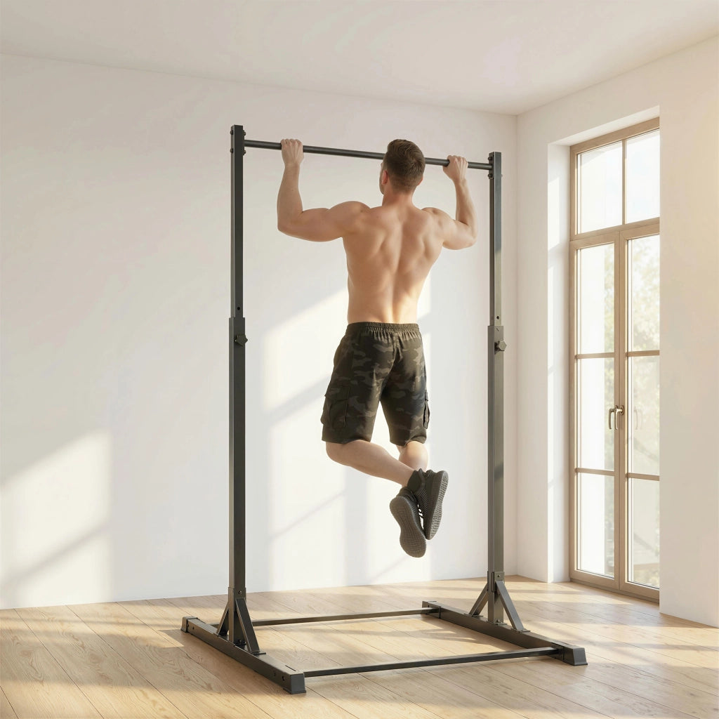 Stazione Multifunzione Power Tower ¨C Xylo ¨C 200 kg, 8 Livelli, Nero