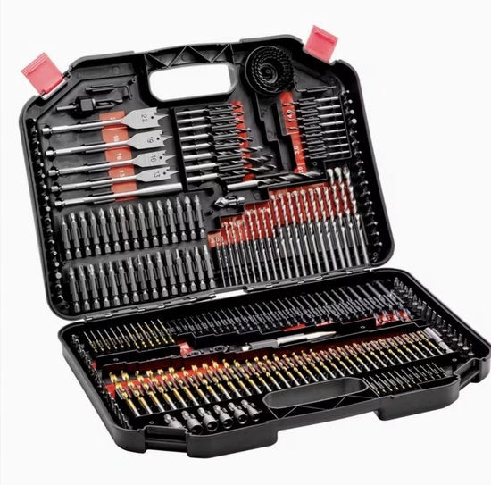 Set di Bit per Trapano Multifunzionale con Tasca Portatile, 246 Pezzi, per Uso Casa, Laboratorio e Professionale
