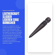 Sfregiatore per pelli in legno di sandalo blu - Sfregiatore - Strumento per la lustratura - Adatto per lavori di pellame - Adatto per posizioni con cavità - Alta densità di legno di alta qualità