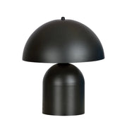 Lampada Da Tavolo Nordica Danu 1 Luce In Acciaio Nero