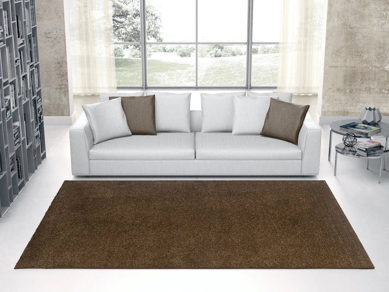 Tappeto casa colora Marrone  60 x 110 centimetri