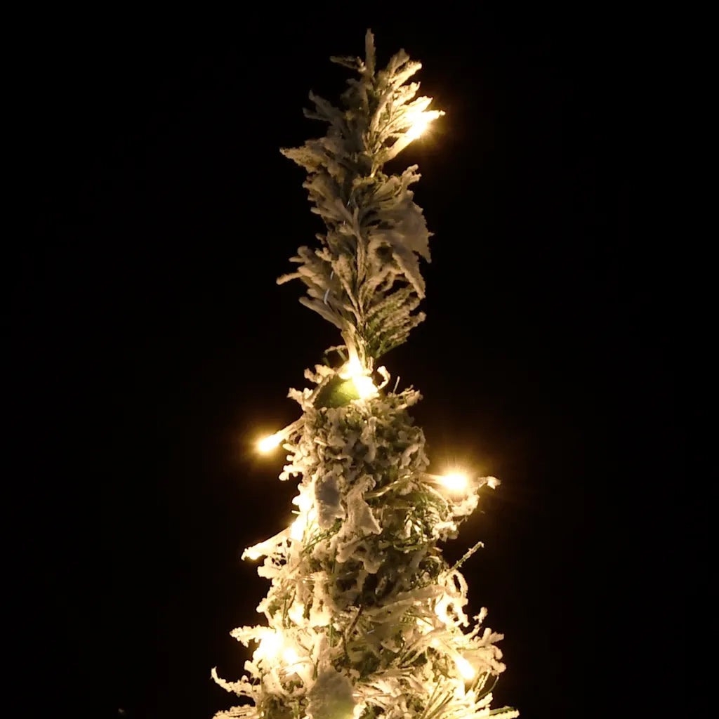Albero di Natale Artificiale Pop-up Neve Fioccata 100 LED 150cm 357757
