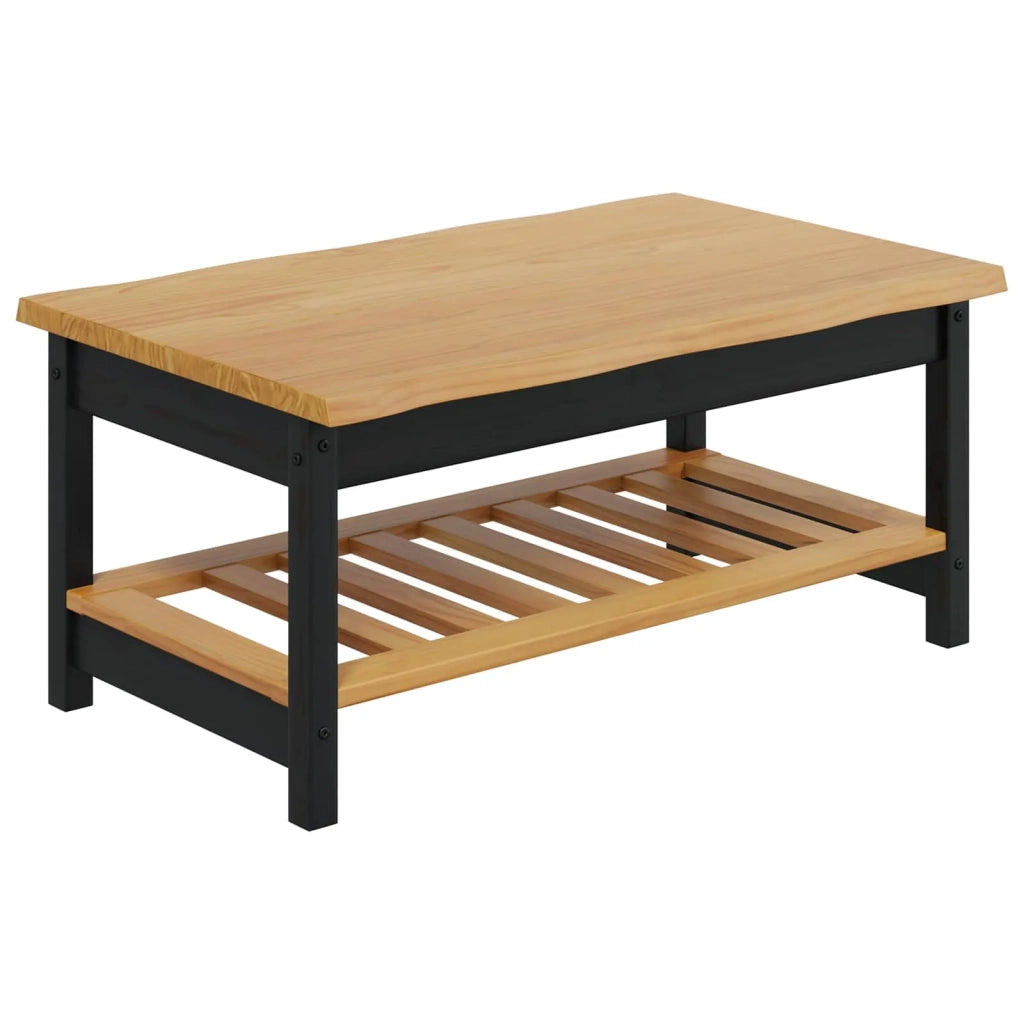 VidaXL Tavolino da salotto EKAI Nero 100 x 60 x 45,5 cm 42037019