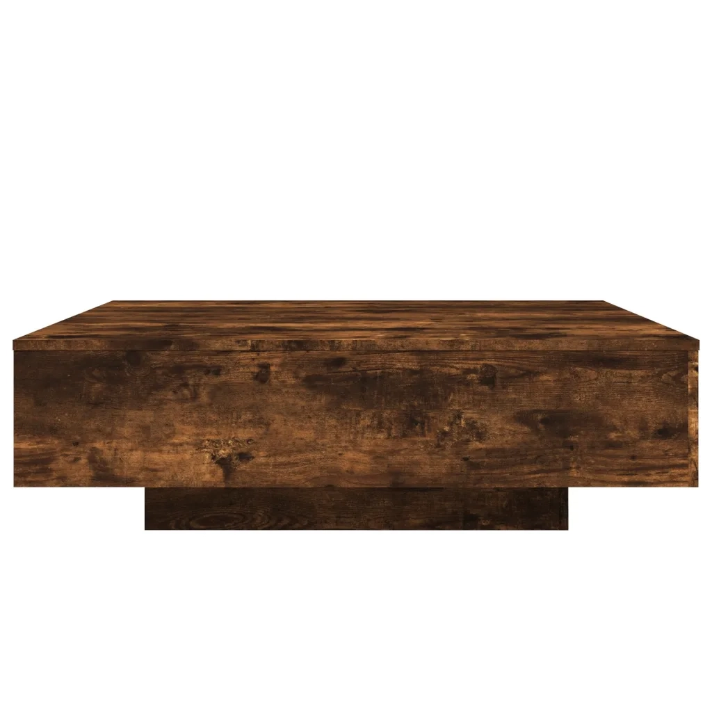 Tavolino da salotto | Tavolino da caff¨¨ | Tavolino da Soggiorno Rovere Fumo 100x100x31 cm Legno Multistrato