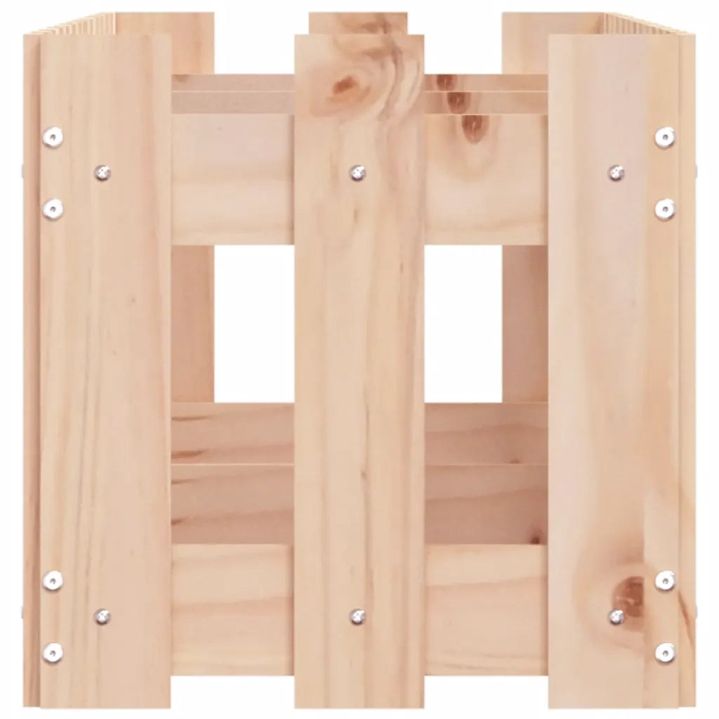 Fioriera Rialzata Giardino a Recinzione-Vaso da Esterno-Supporto per Vaso 150x30x30 cm Legno Pino