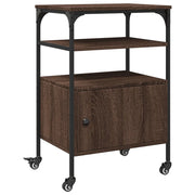Supporto per stampante scrivania/mobile scrivania a 3 ripiani 50 x 40 x 76 cm marrone 02_0044804