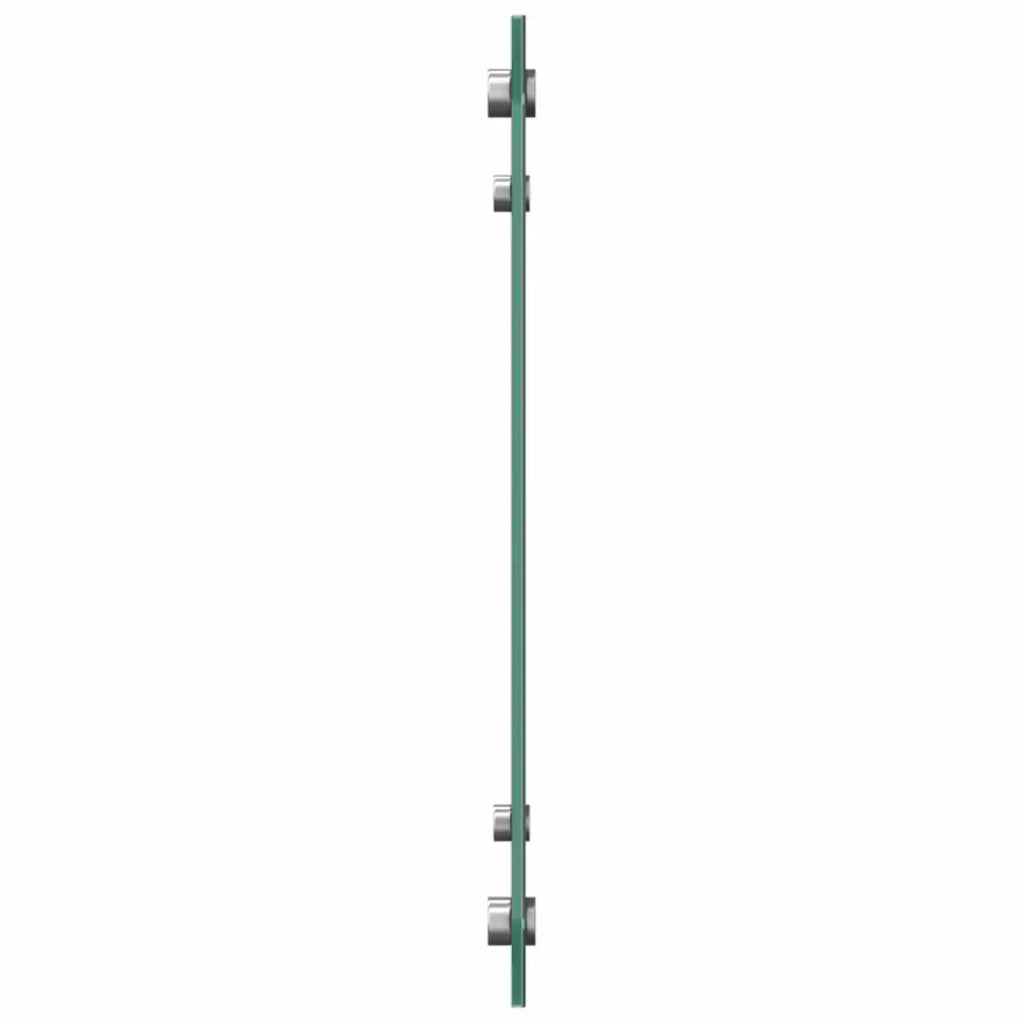 Schienale da cucina Grigio scuro 80 x 40 cm vetro temperato 42001241