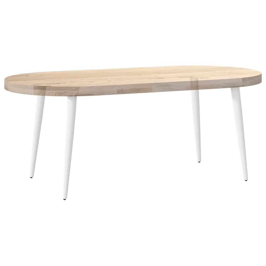 Gambe per Tavolino da Caff¨¨ Forma Conica 4 pz-Set di 4 Gamba per Tavolo Bianco 30-31 cm Acciaio
