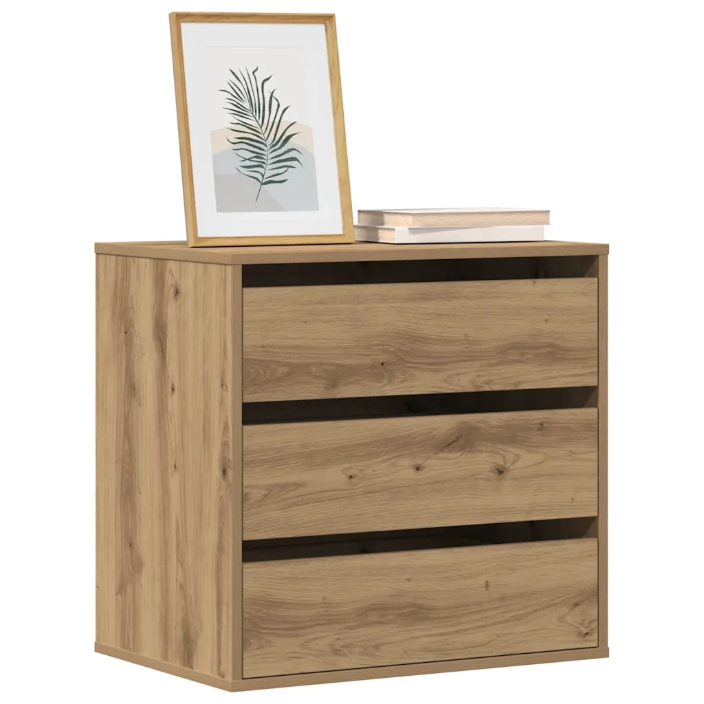 Cassettiera Angolare Rovere Artigianale 60x41x58cm Multistrato 852851