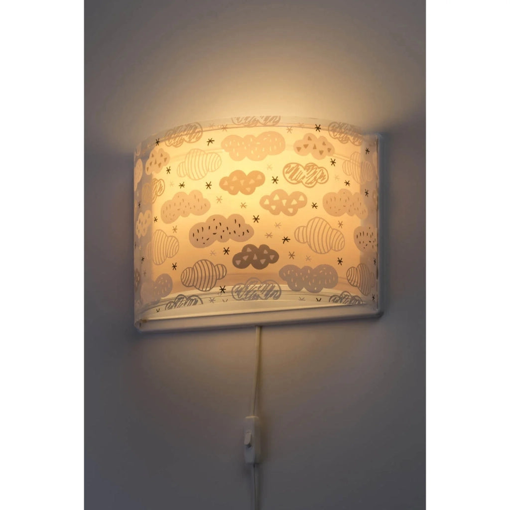 LÚZETE - LAMPADA DA PARETE NUVOLE ROSA