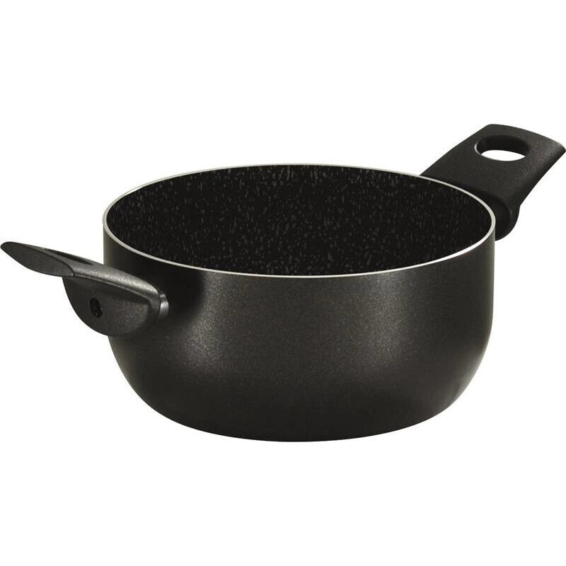 BLACK STONE CASSERUOLA DA CUCINA CON 2 MANICI DA 18 CM